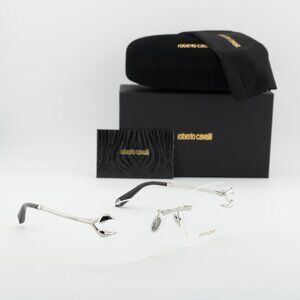 Roberto Cavalli VRC022 0579 Square Eyeglasses 58mm – Palladium